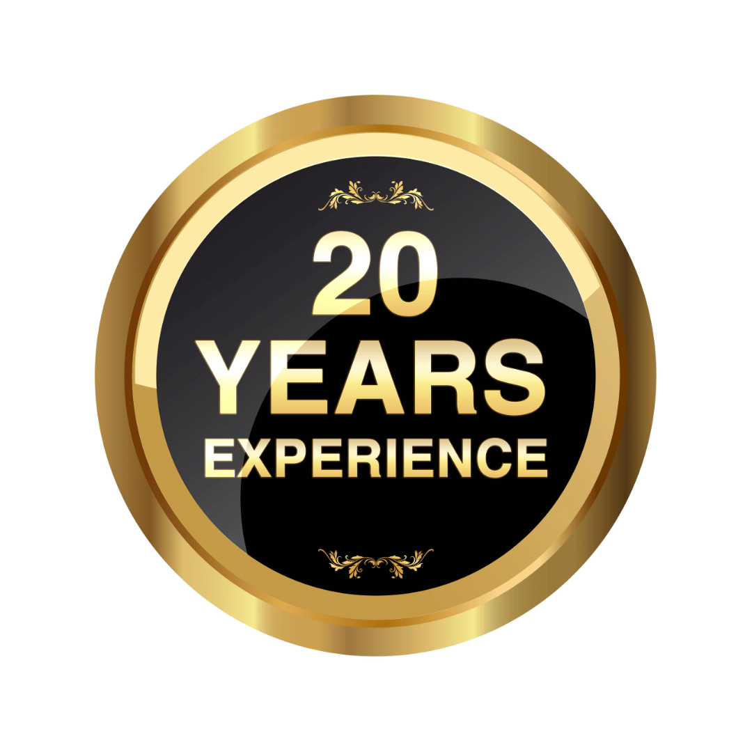 20 years of experience