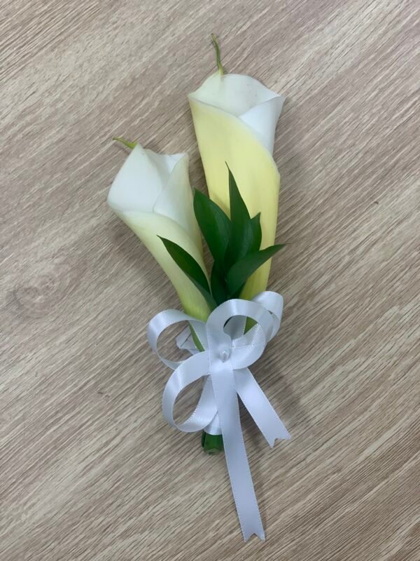 Calla Lily Pinned Corsage