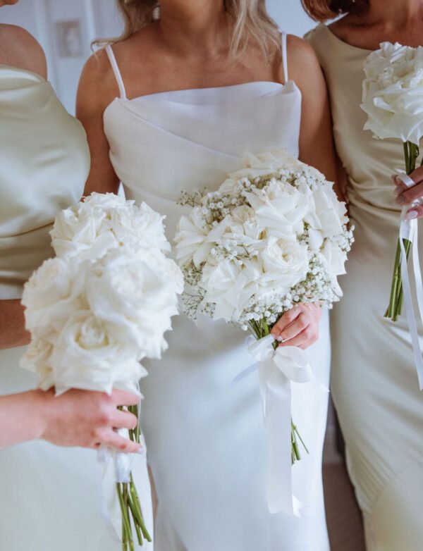 Reflexed Ecuadorian Rose Bridesmaid Bouquet