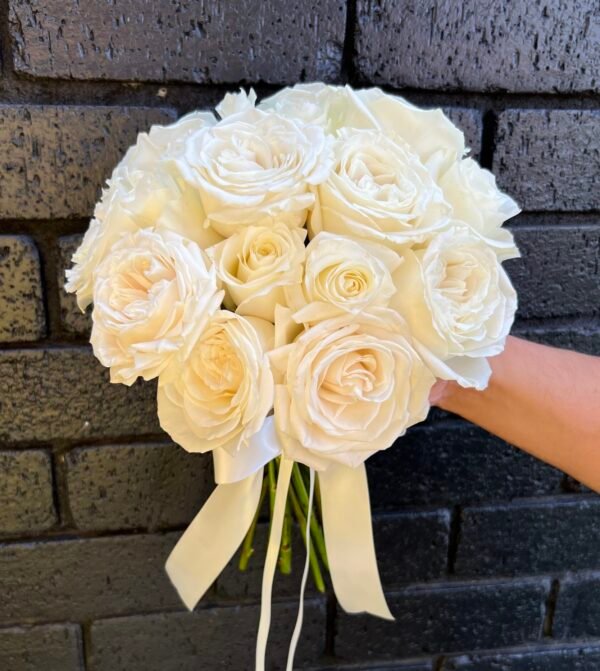 Round Rose Bridal Bouquet